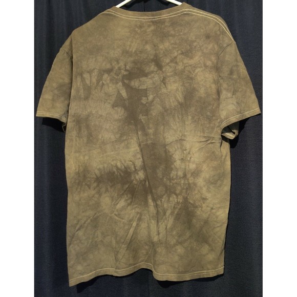 The Mountain Shirt Mens Large Tie Dye Gray Wolf 3D Graphic Wild Life Art Wolves - Picture 11 of 12